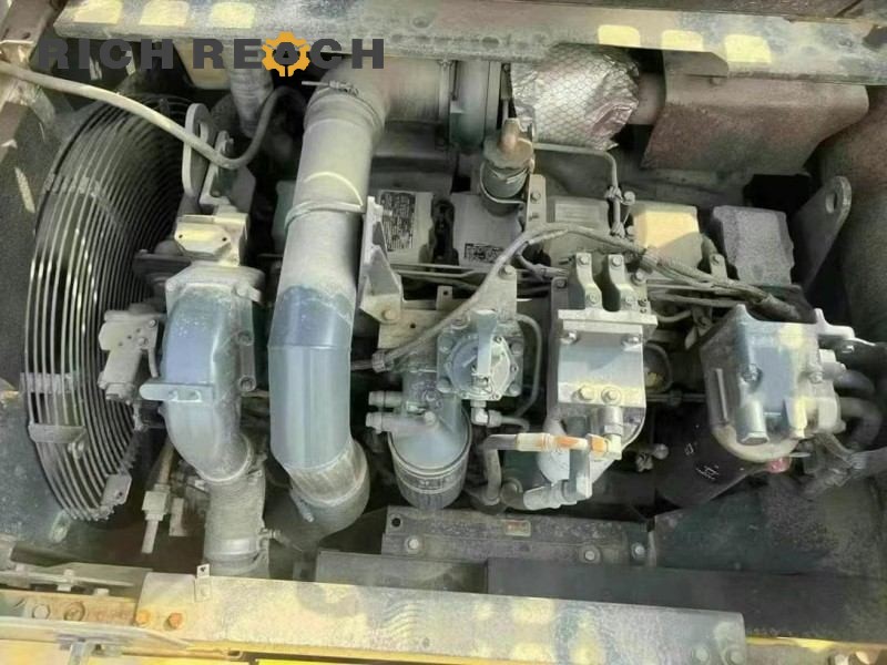 Track shoe and sprocket detail of a 2017 Komatsu PC400-8 excavator, 2,300 hours, $45,833